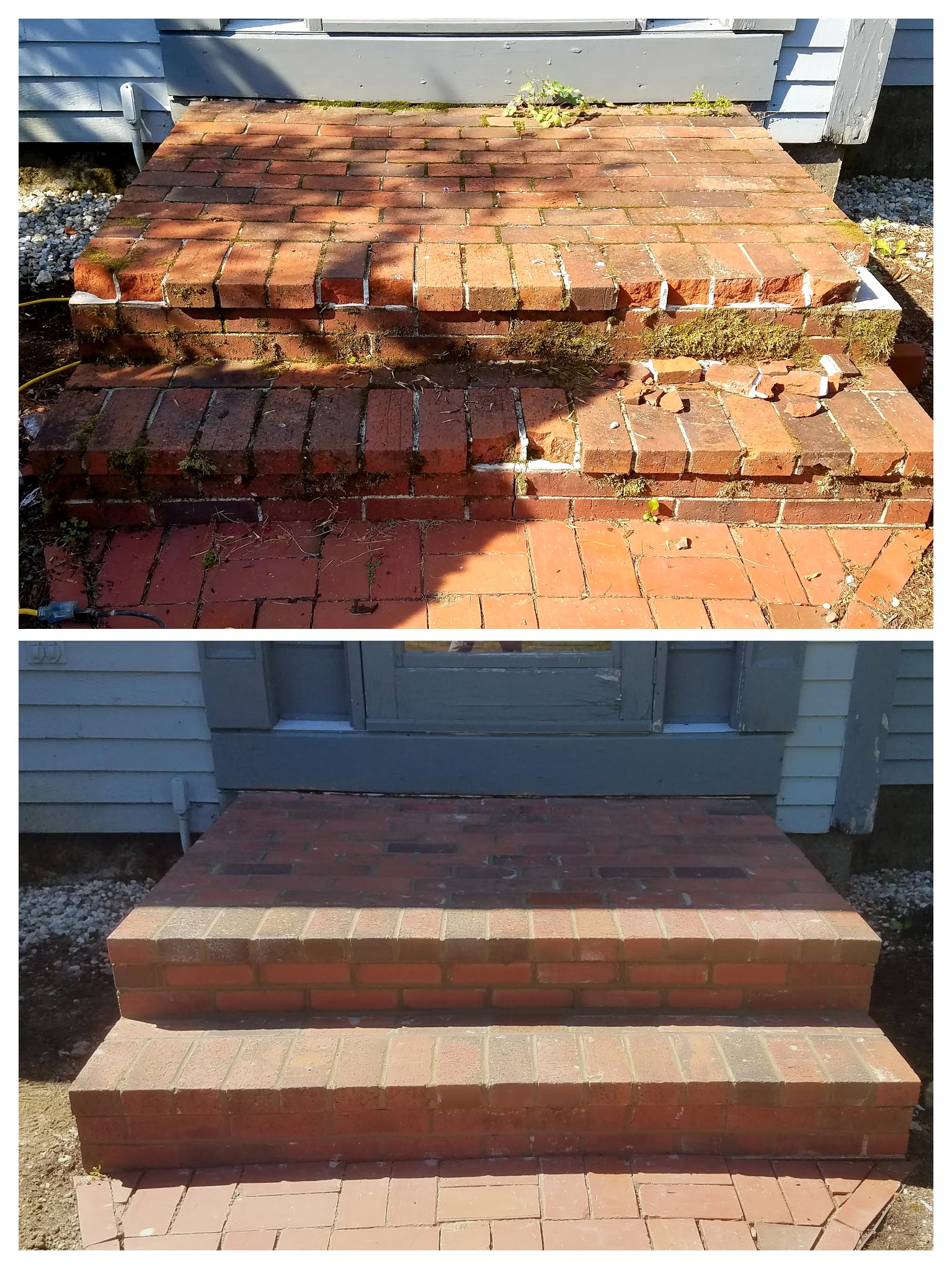 Brick Steps Restoration, Yarmouth, Maine